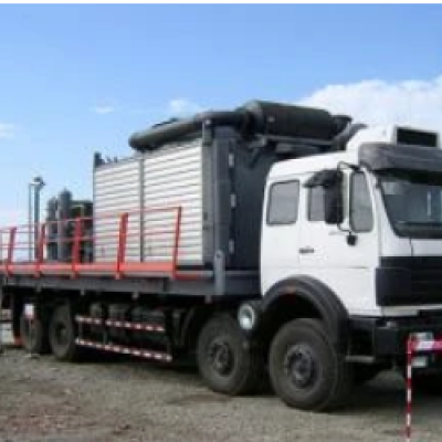 Мобільний газліфтний компресор потужністю 330 кВт, що працює на дизельному двигуні, у Пекіні, Китай